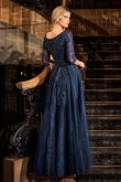 A-Line Lace & Tulle Modest Gown