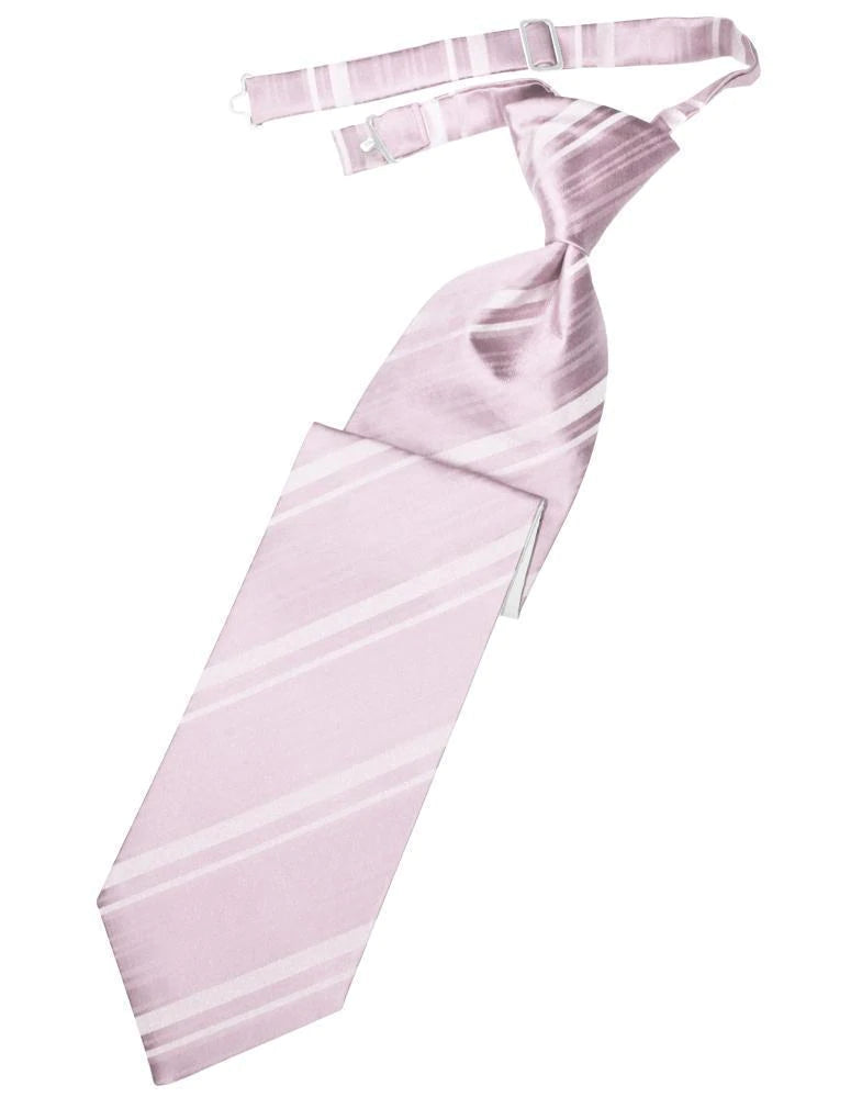 Striped Satin Kids Necktie