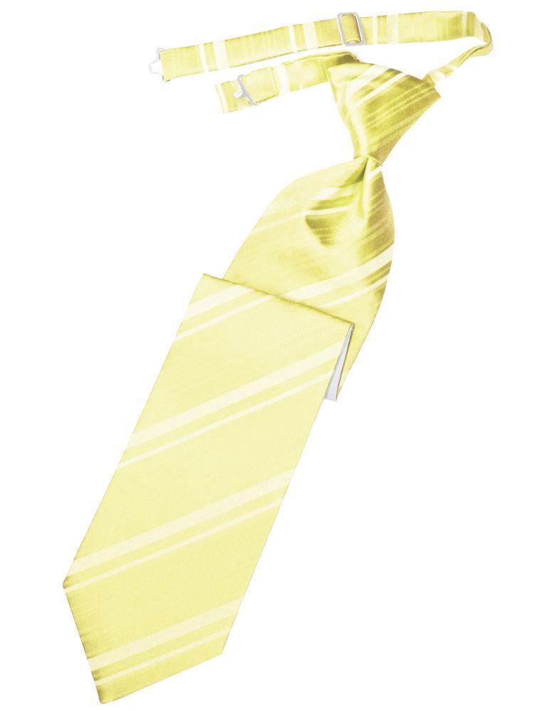 Striped Satin Kids Necktie