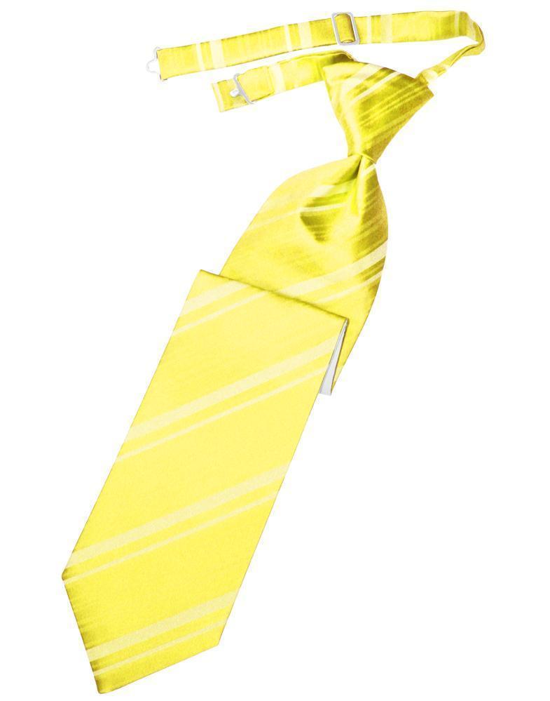 Striped Satin Kids Necktie