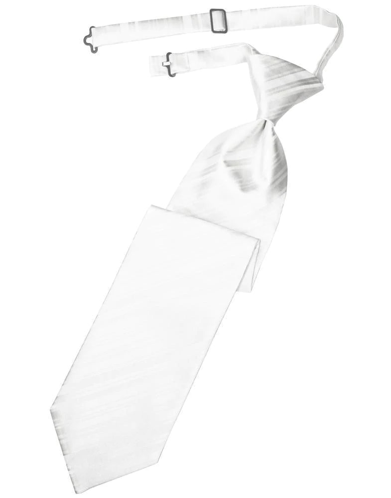 Striped Satin Kids Necktie