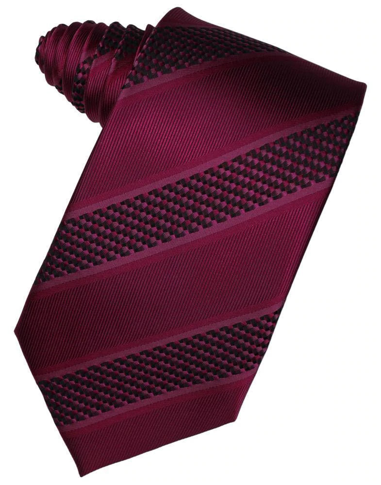 Venetian Stripe Necktie Self Tie