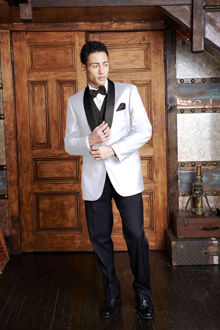Bradford White Tuxedo Jacket Shawl (Separates) - Venta