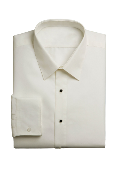 Como Ivory Laydown Tuxedo Classic Fit Shirt - Camisa