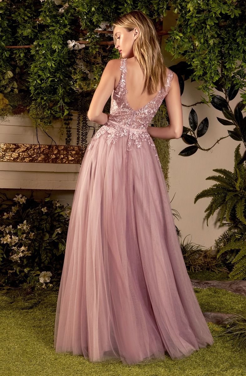 Layered Tulle A-Line Dress