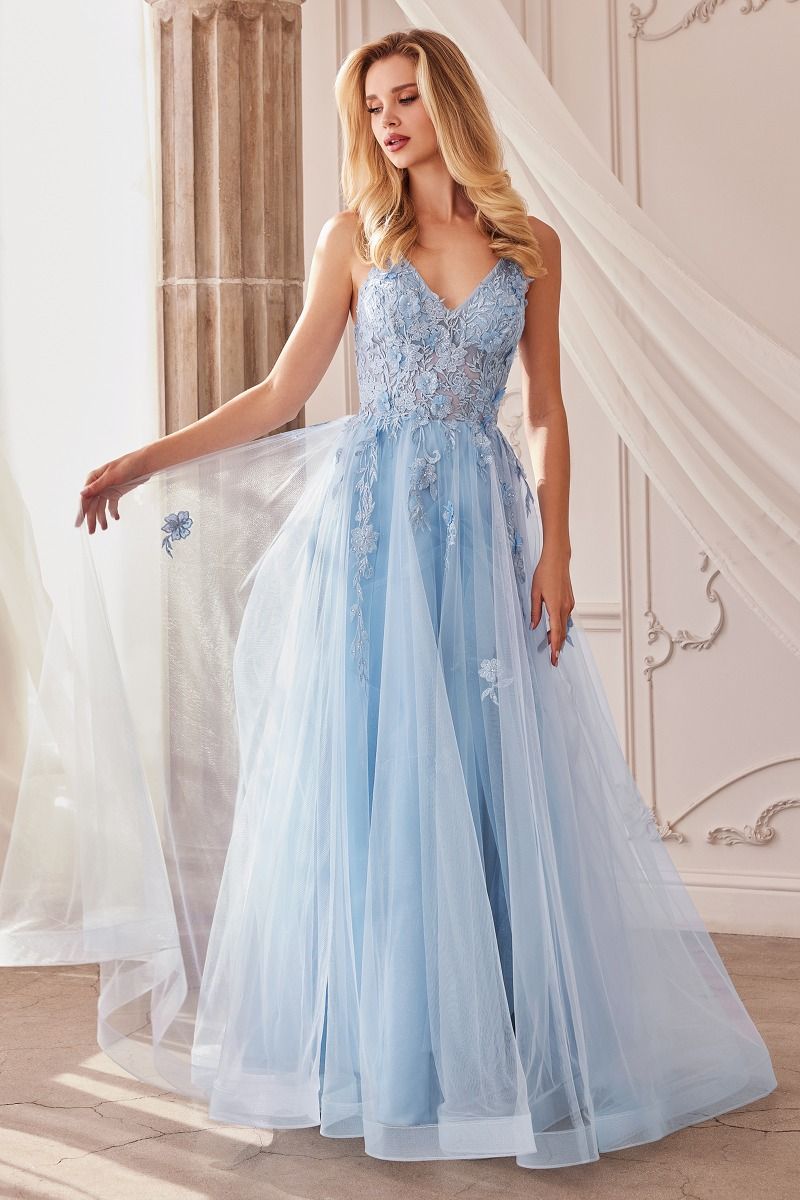 Alicia Floral Embroidery Gown