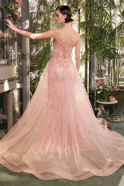 Tulle Daisy Overskirt Gown