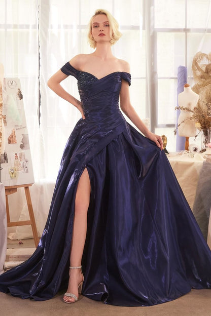 Off The Shoulder Organza Ball Gown