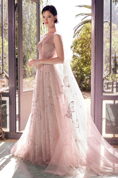 Sun Moon And The Stars Embroidery Gown
