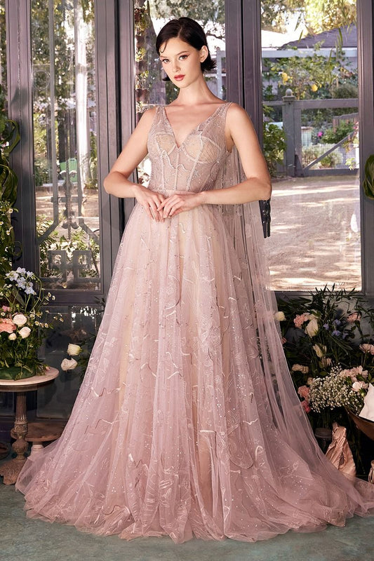 Sun Moon And The Stars Embroidery Gown