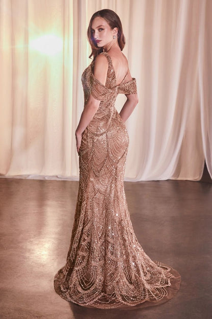 Fully Embellished Fit & Flare Gown