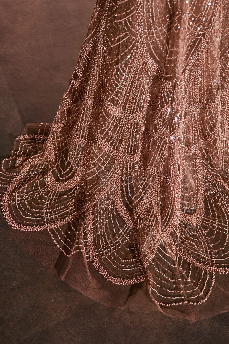 Fully Embellished Fit & Flare Gown