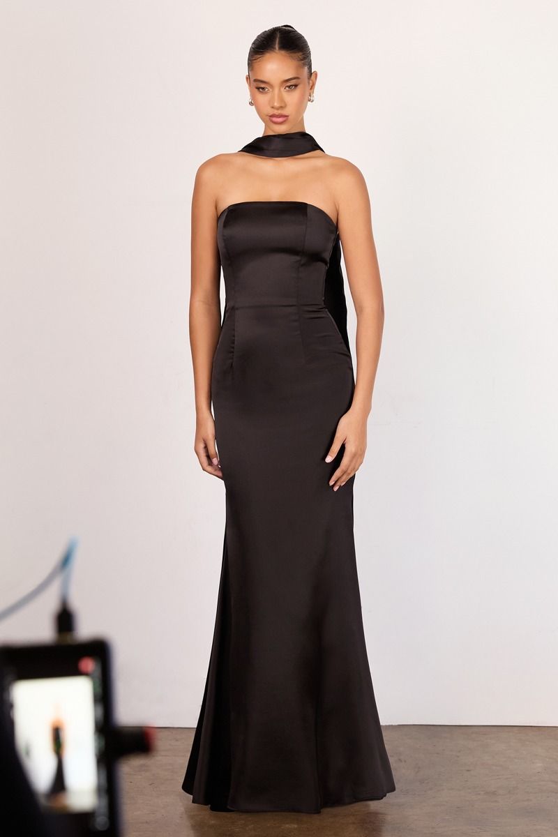 Strapless mermaid dress