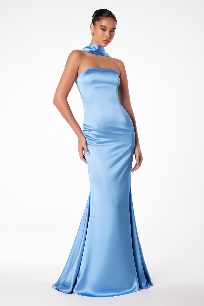 Strapless mermaid dress