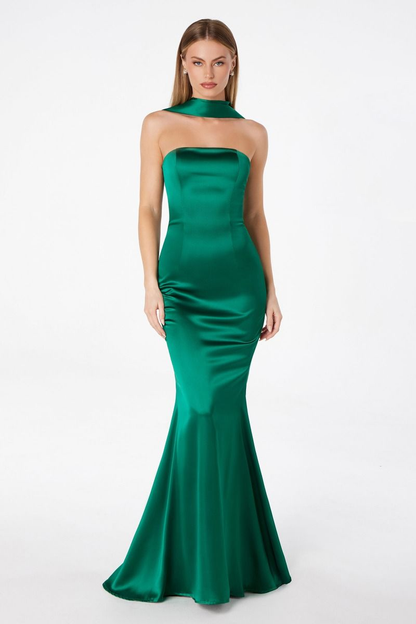 Strapless mermaid dress