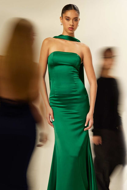 Strapless mermaid dress