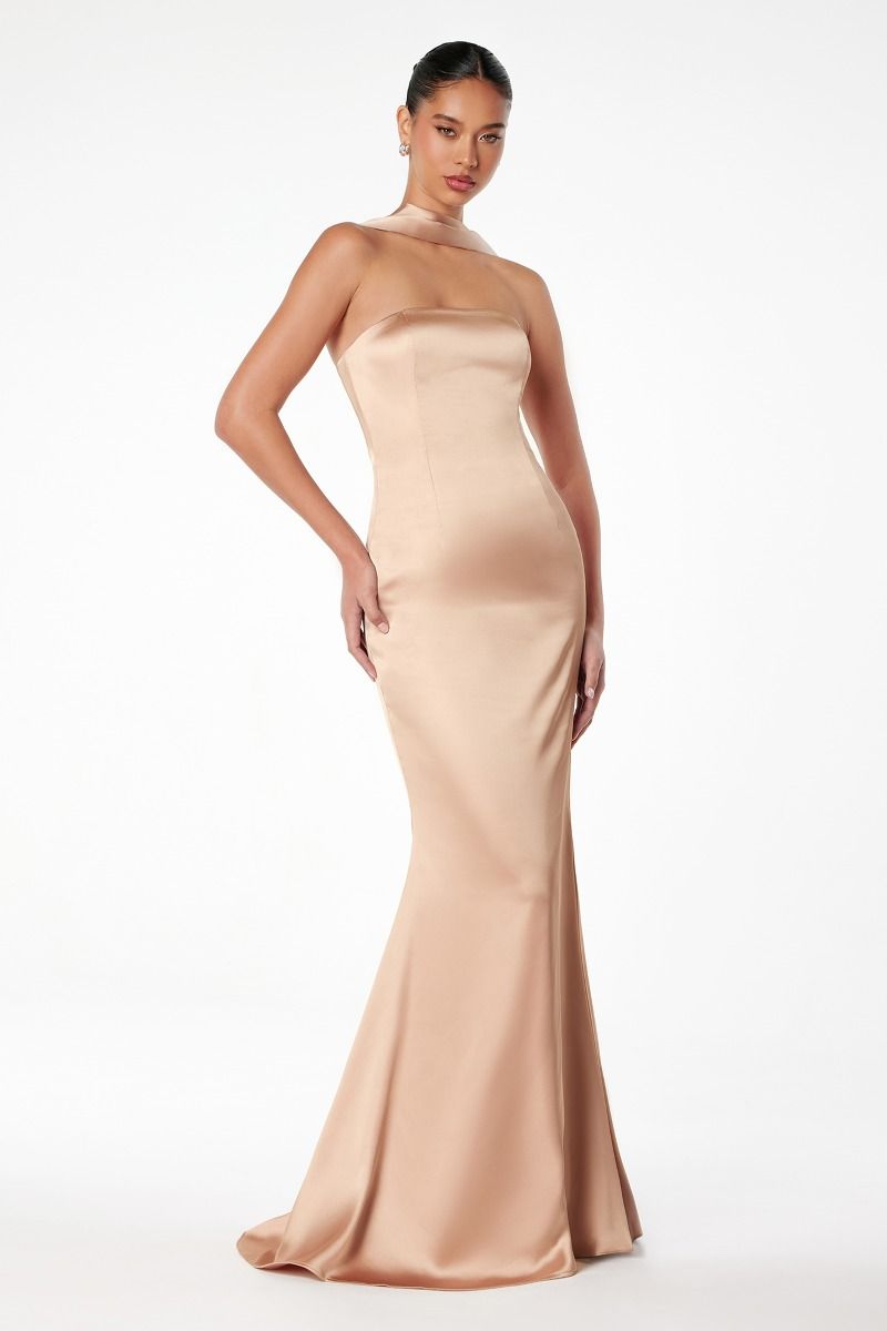 Strapless mermaid dress