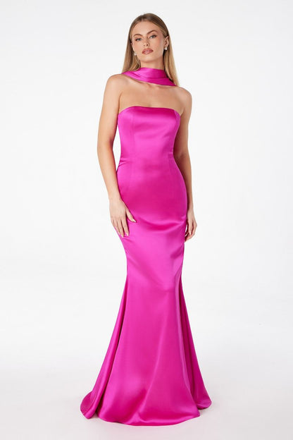 Strapless mermaid dress