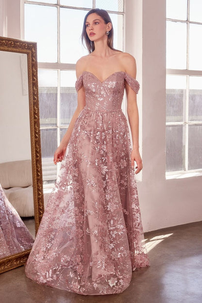 A-Line Dress With Dropped Shoulders