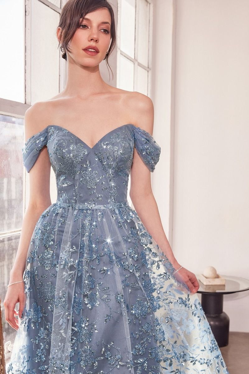 A-Line Dress With Dropped Shoulders