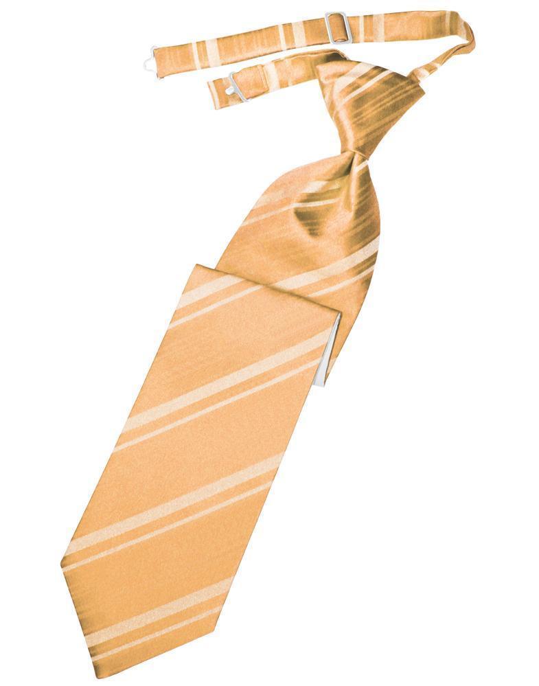 Striped Satin Kids Necktie
