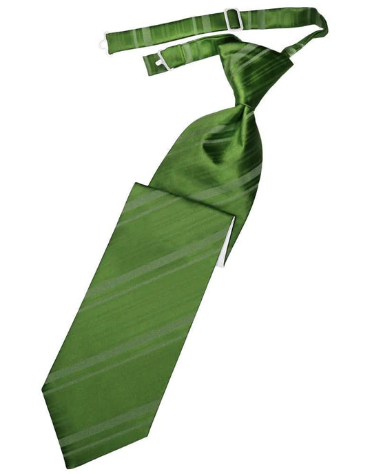 Striped Satin Kids Necktie
