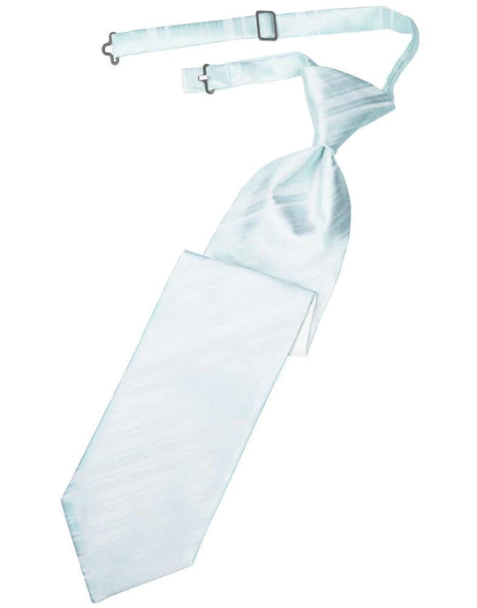 Striped Satin Kids Necktie