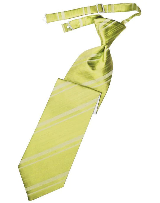 Striped Satin Kids Necktie
