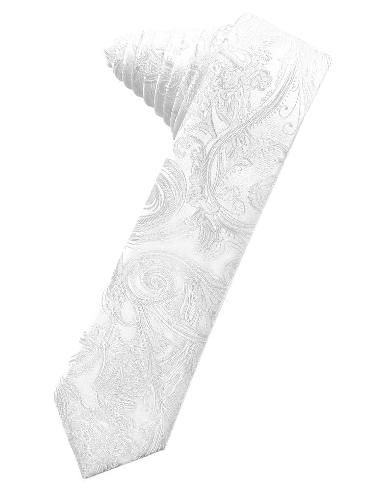 Tapestry Skinny Necktie Self Tie