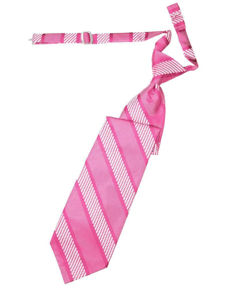 Venetian Stripe Necktie Pre-Tied