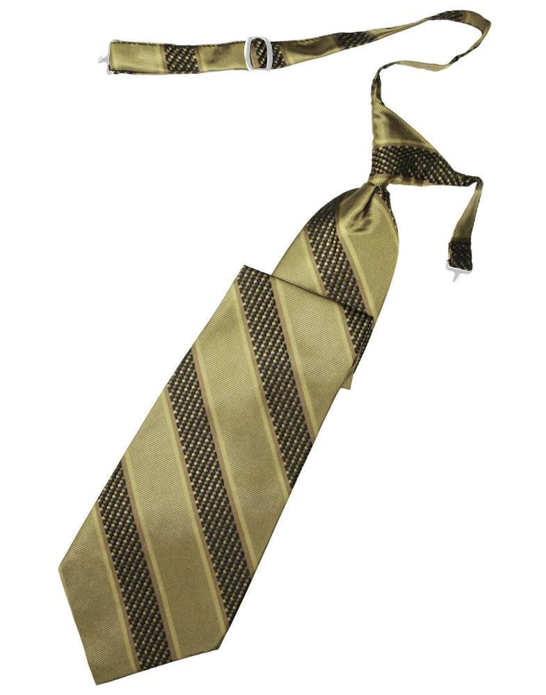 Venetian Stripe Necktie Pre-Tied