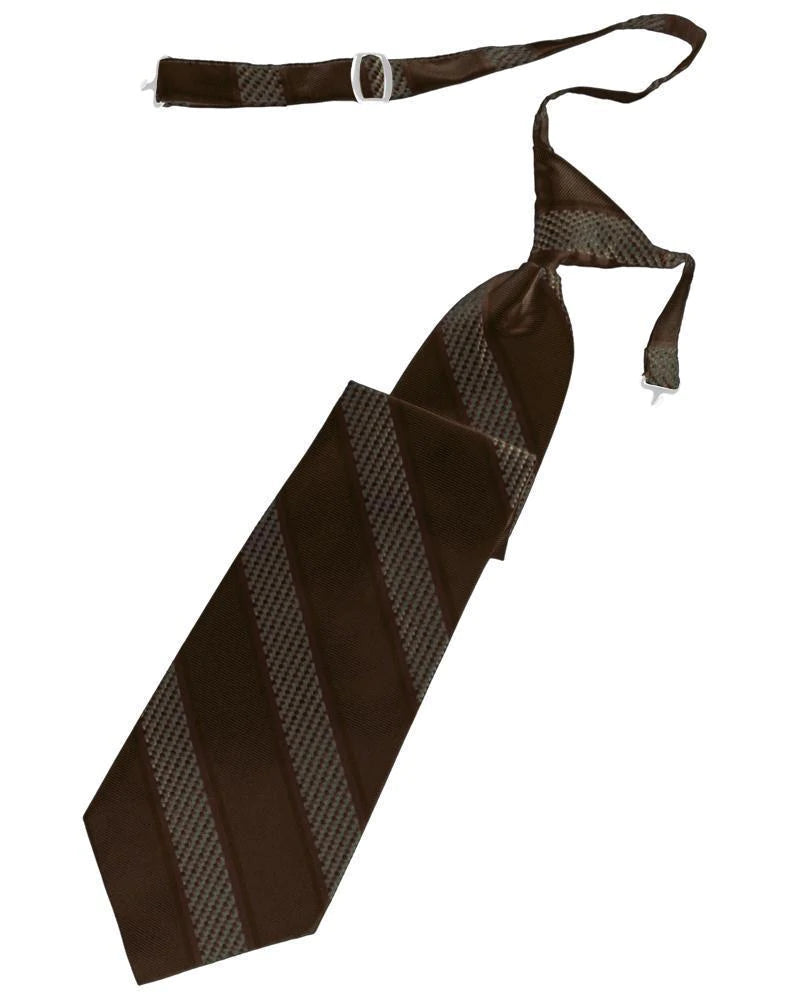 Venetian Stripe Necktie Pre-Tied