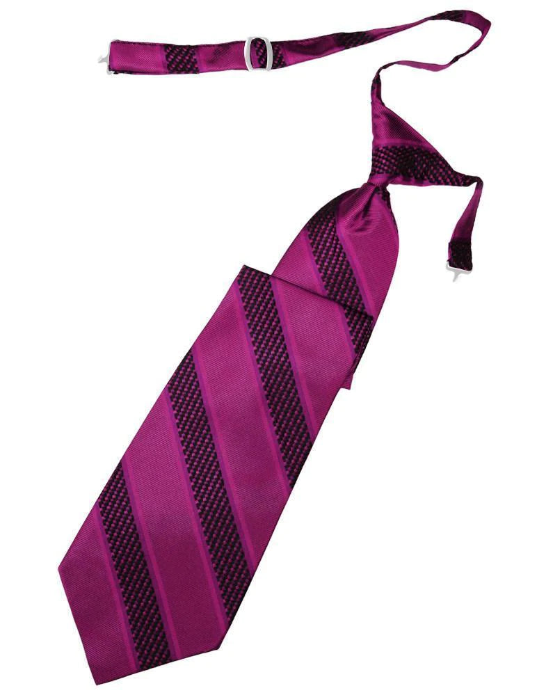 Venetian Stripe Necktie Pre-Tied