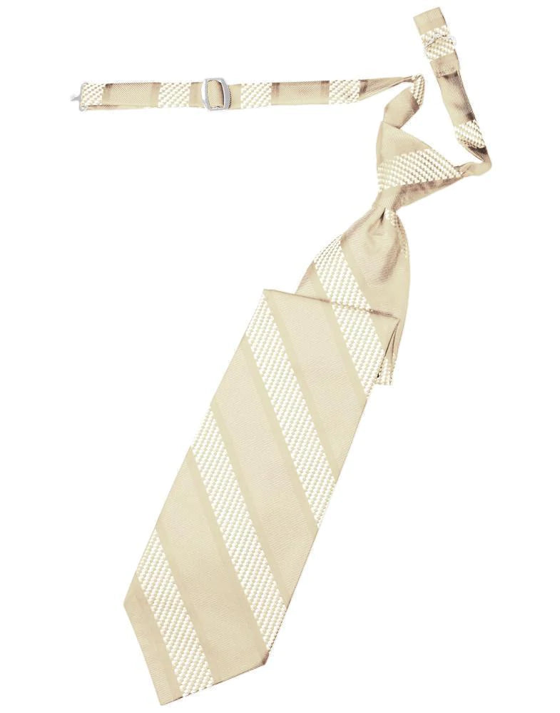 Venetian Stripe Necktie Pre-Tied