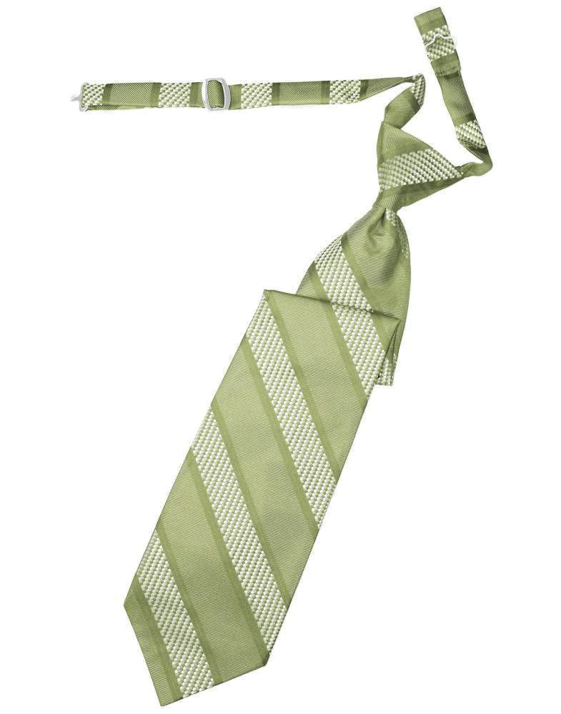 Venetian Stripe Necktie Pre-Tied
