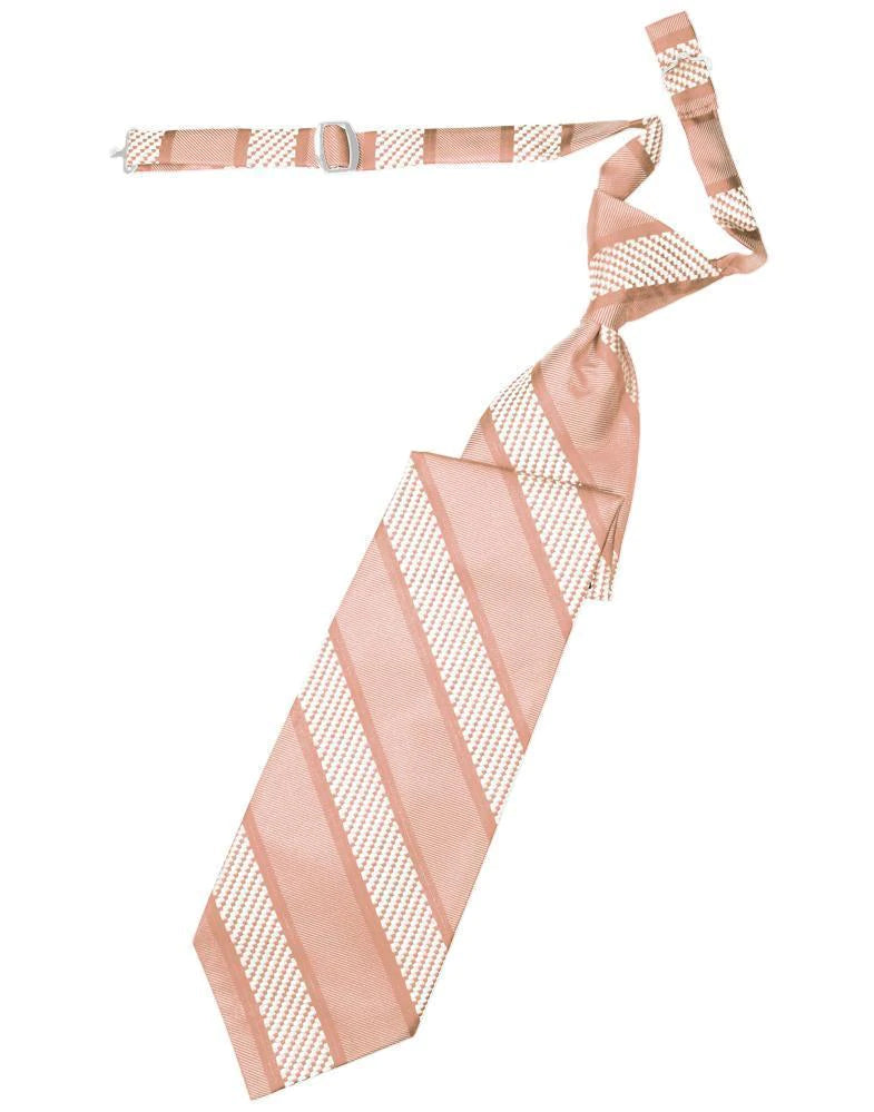 Venetian Stripe Necktie Pre-Tied