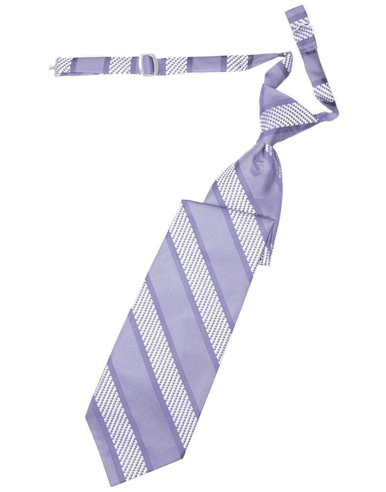 Venetian Stripe Necktie Pre-Tied