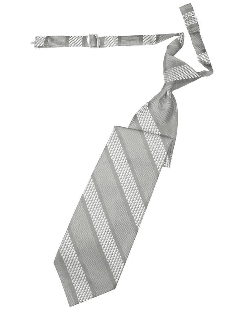 Venetian Stripe Necktie Pre-Tied