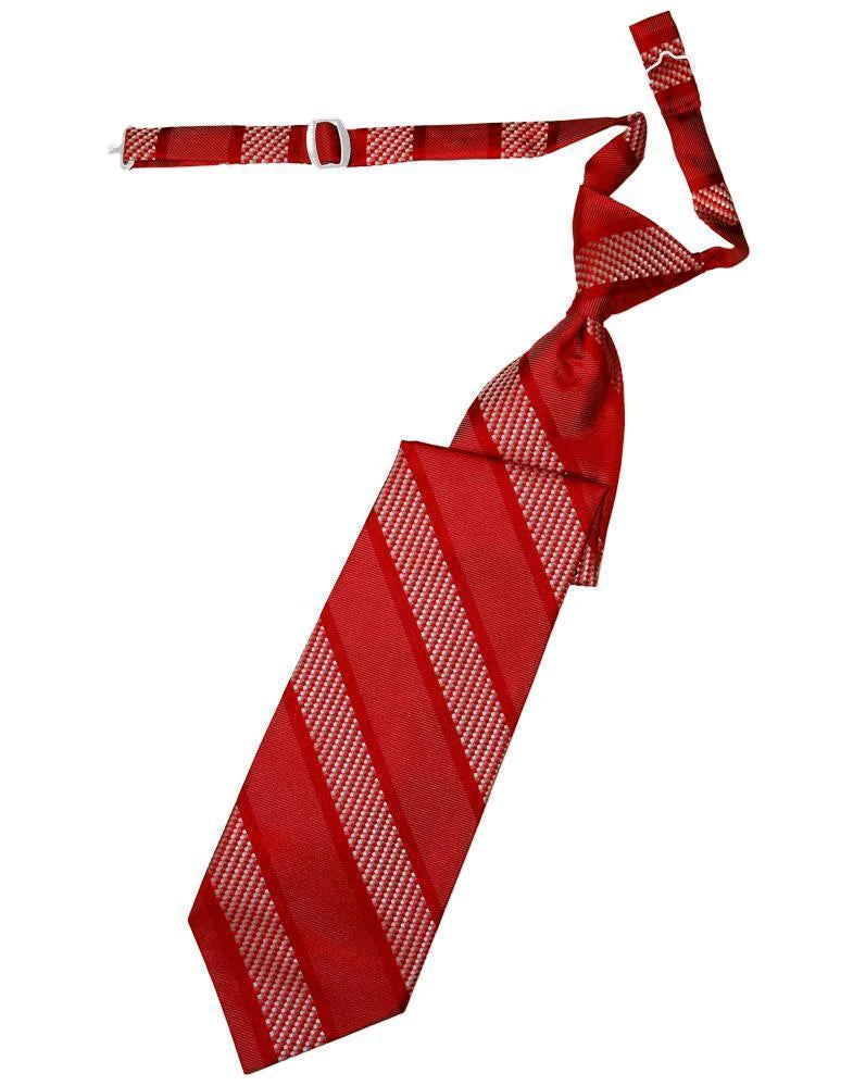 Venetian Stripe Necktie Pre-Tied
