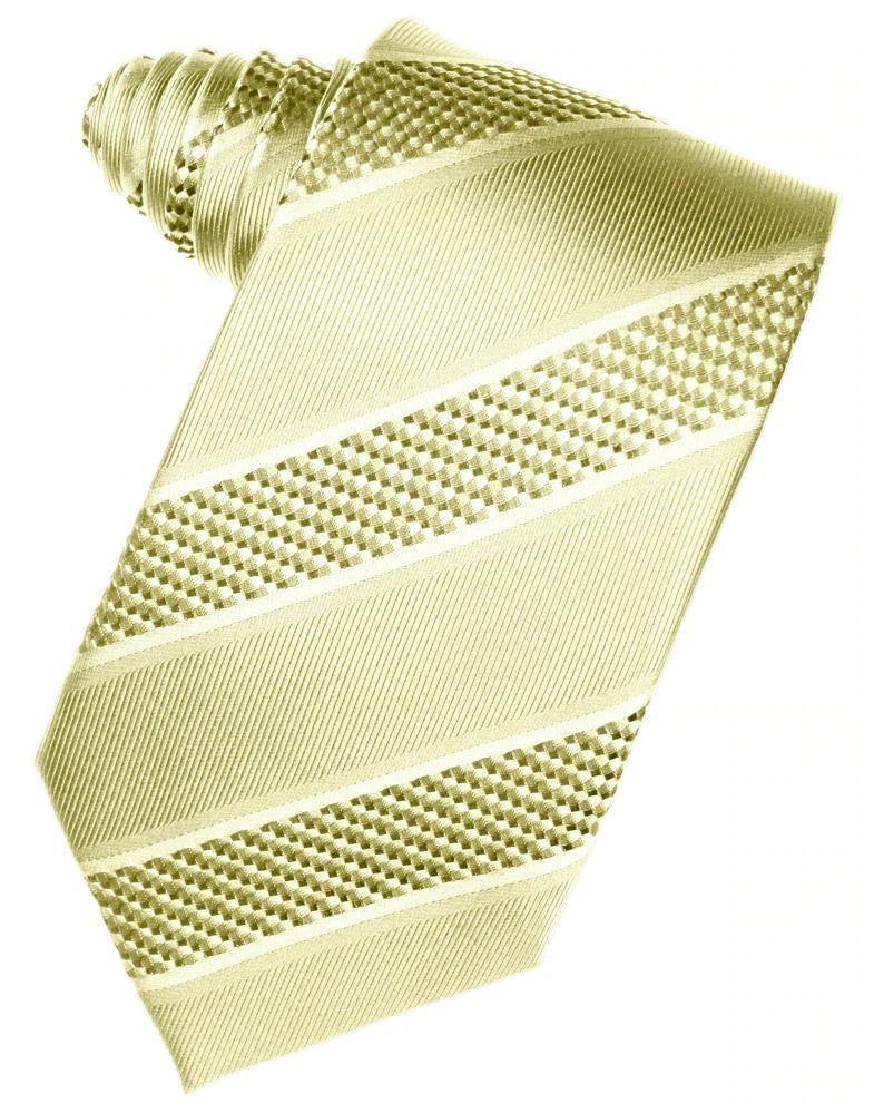 Venetian Stripe Necktie Self Tie