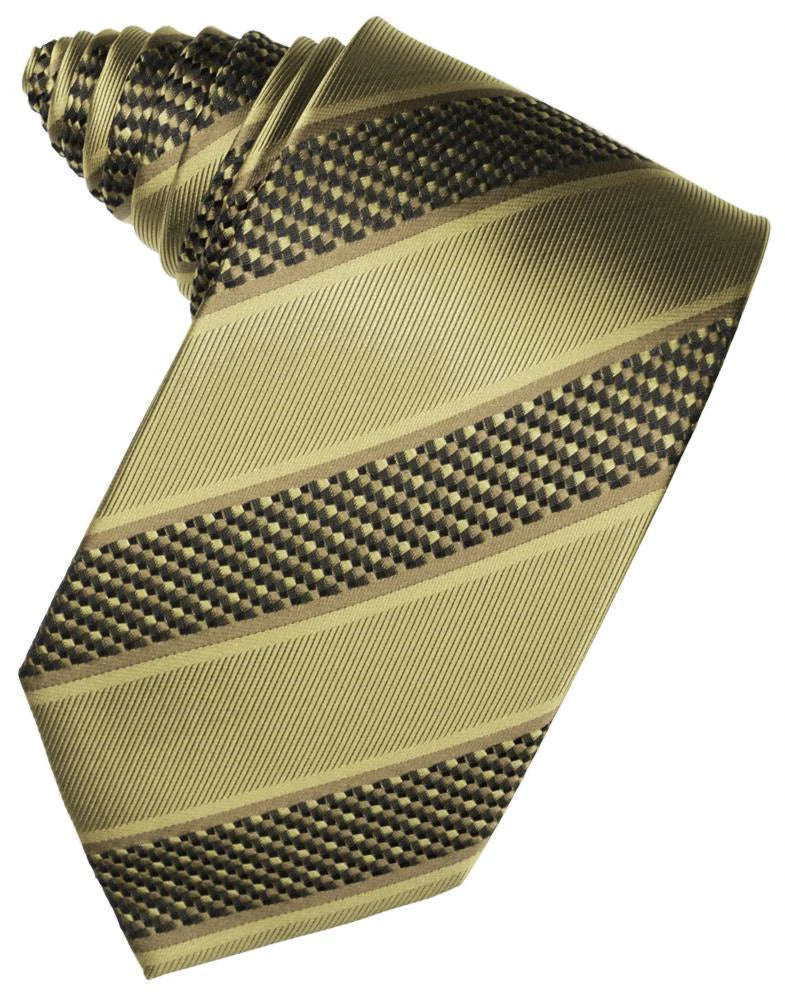 Venetian Stripe Necktie Self Tie
