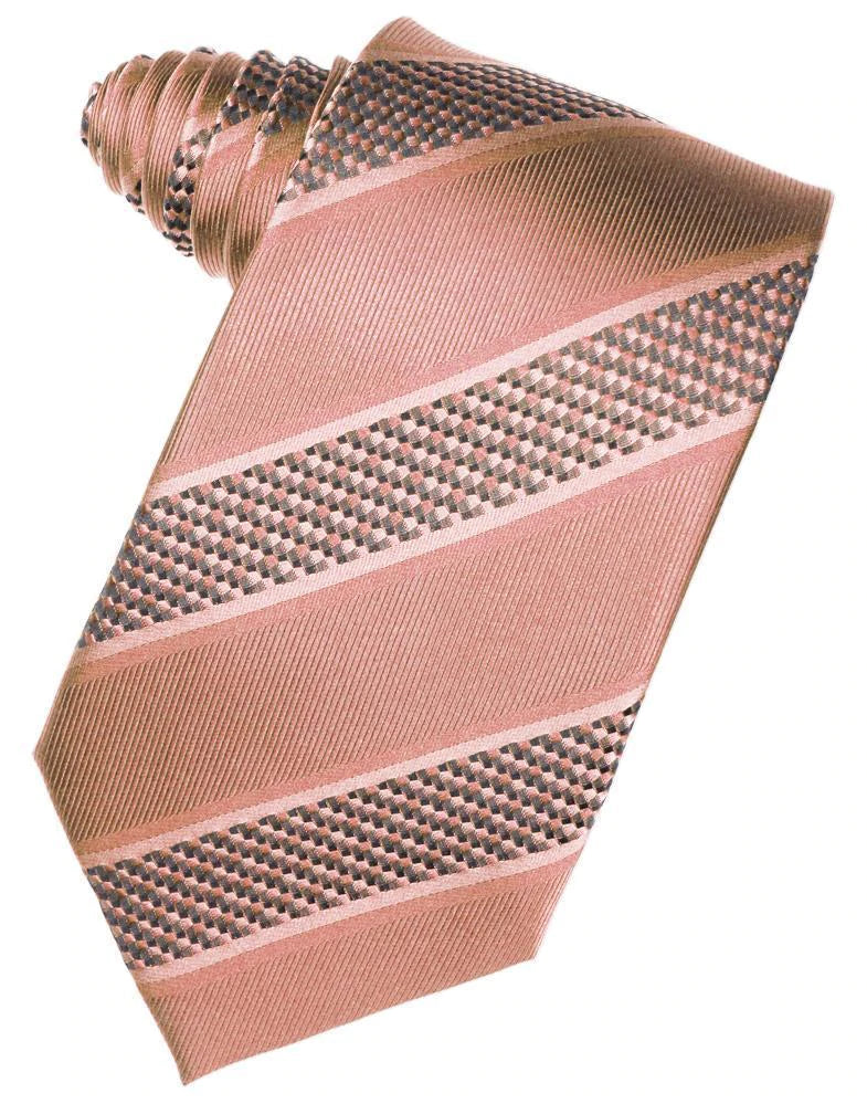 Venetian Stripe Necktie Self Tie