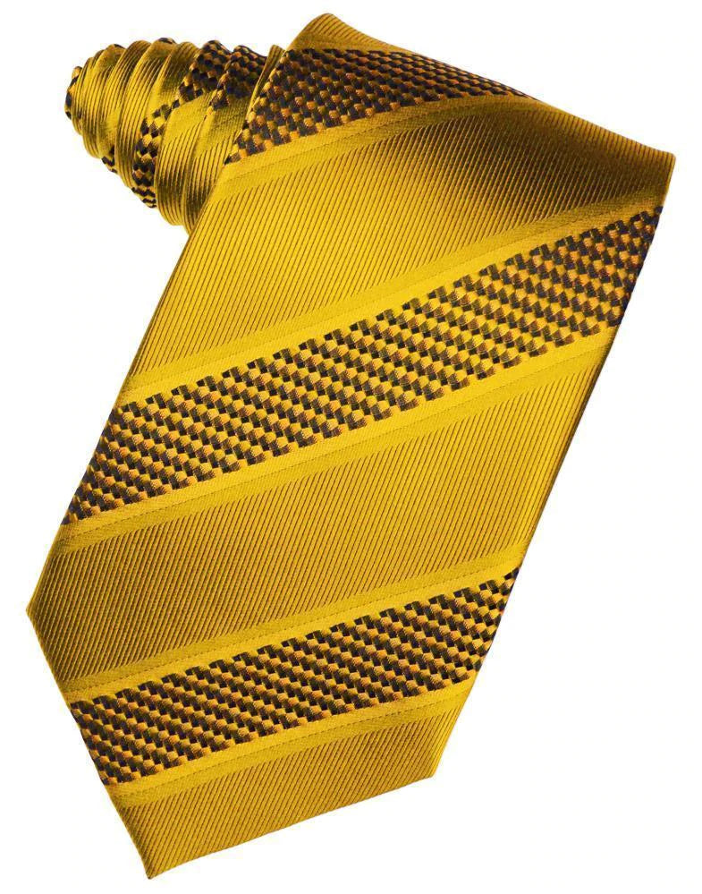 Venetian Stripe Necktie Self Tie