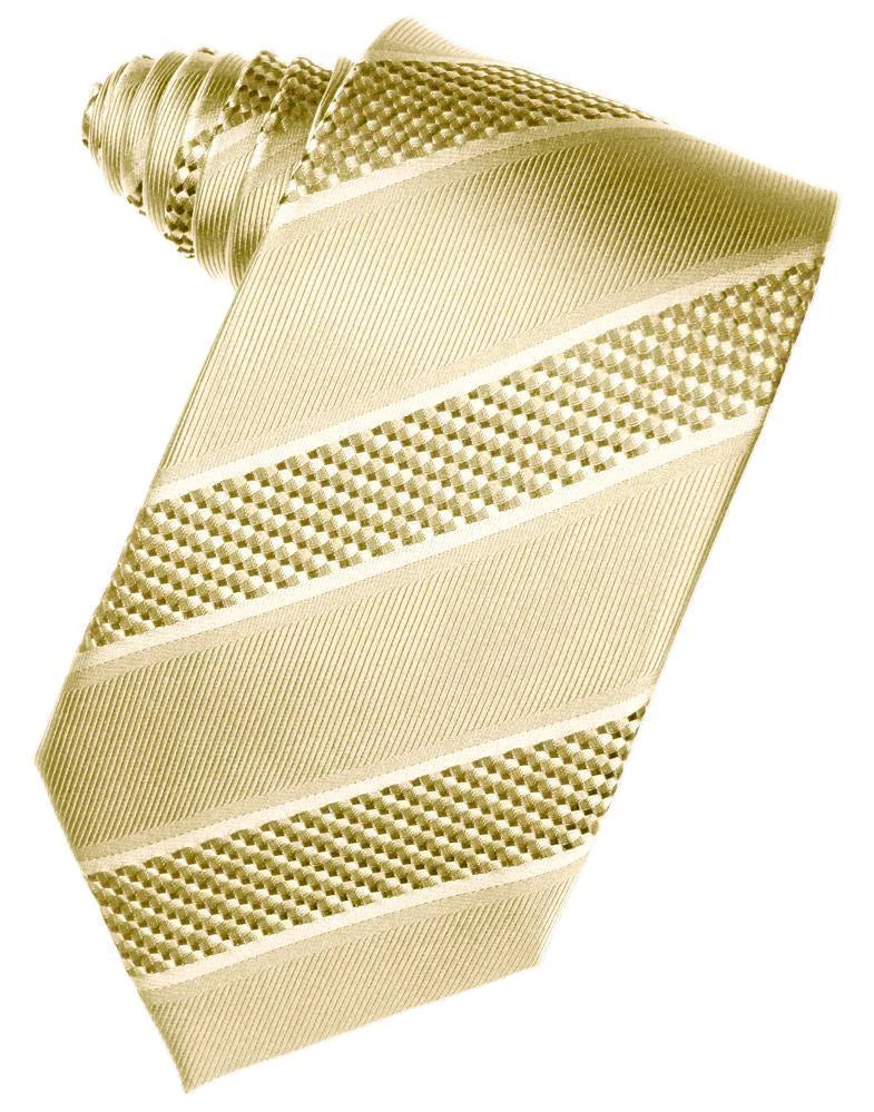 Venetian Stripe Necktie Self Tie