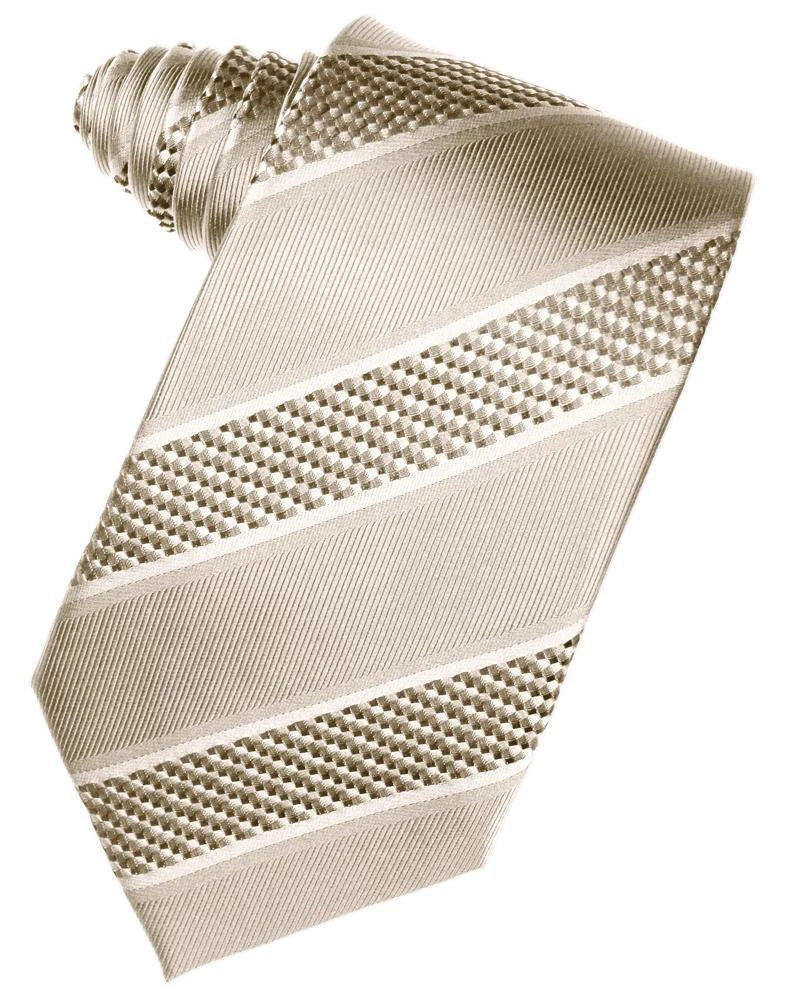 Venetian Stripe Necktie Self Tie
