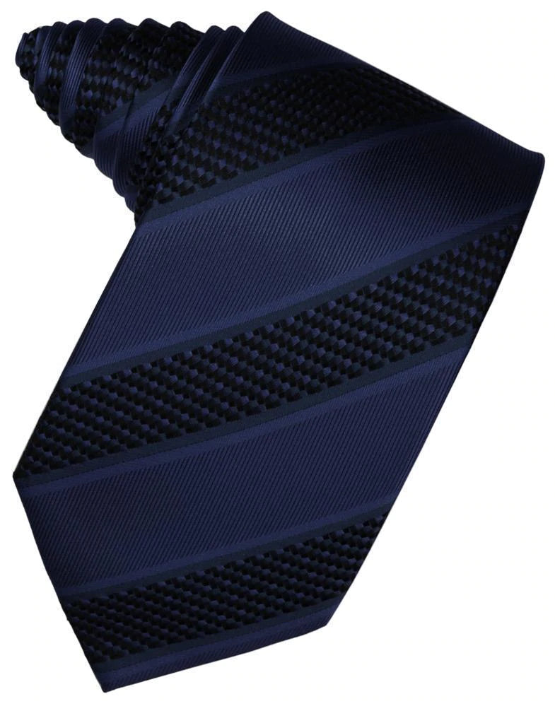 Venetian Stripe Necktie Self Tie