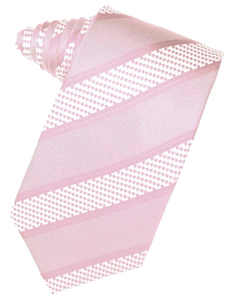 Venetian Stripe Necktie Self Tie