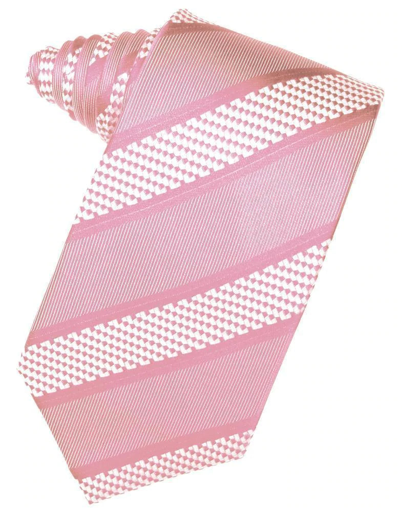 Venetian Stripe Necktie Self Tie