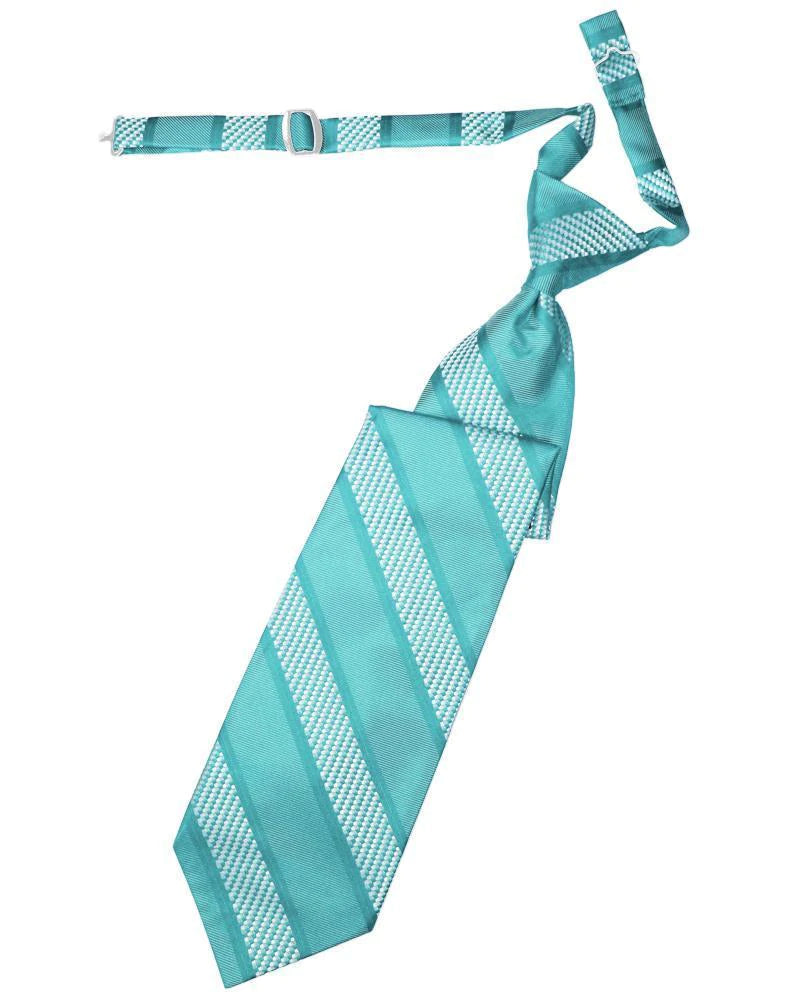 Venetian Stripe Necktie Pre-Tied