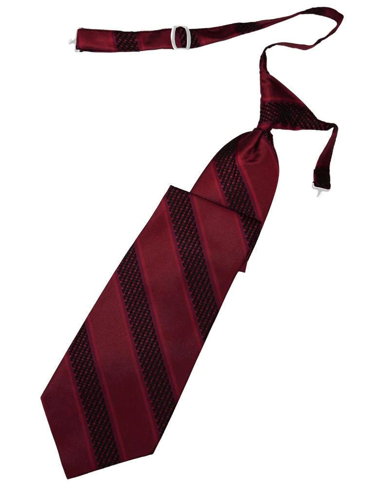 Venetian Stripe Necktie Pre-Tied